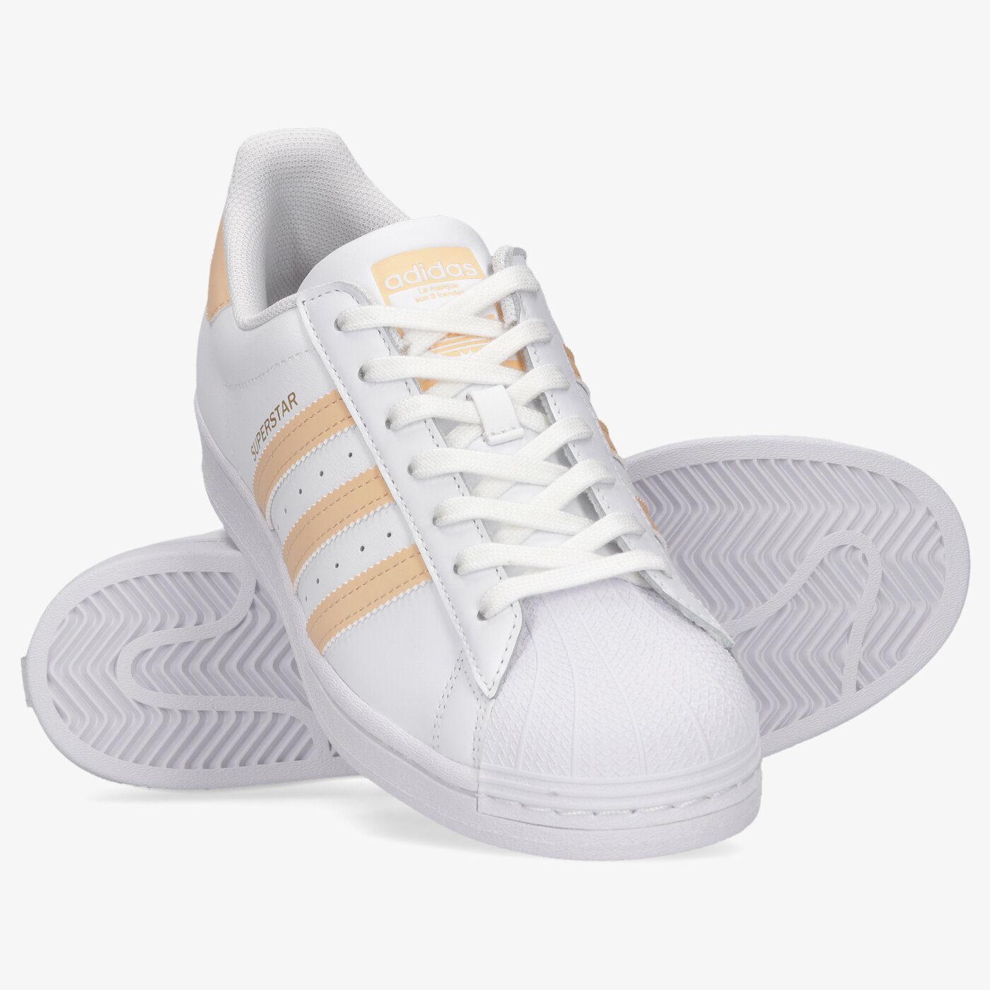 Мъжки маратонки ADIDAS SUPERSTAR  h00128 цвят бял