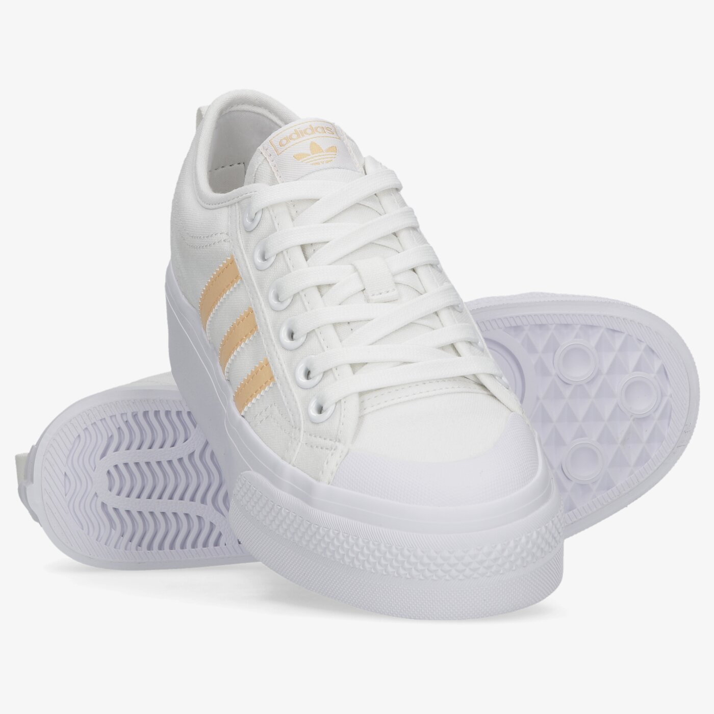Дамски маратонки ADIDAS NIZZA PLATFORM W gx6224 цвят бял