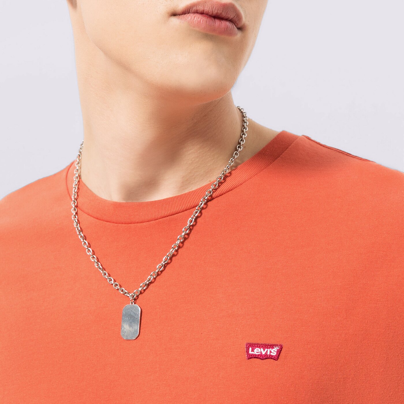 Мъжка тениска LEVI'S ТЕНИСКА SS ORIGINAL HM 56605-0154 цвят червен