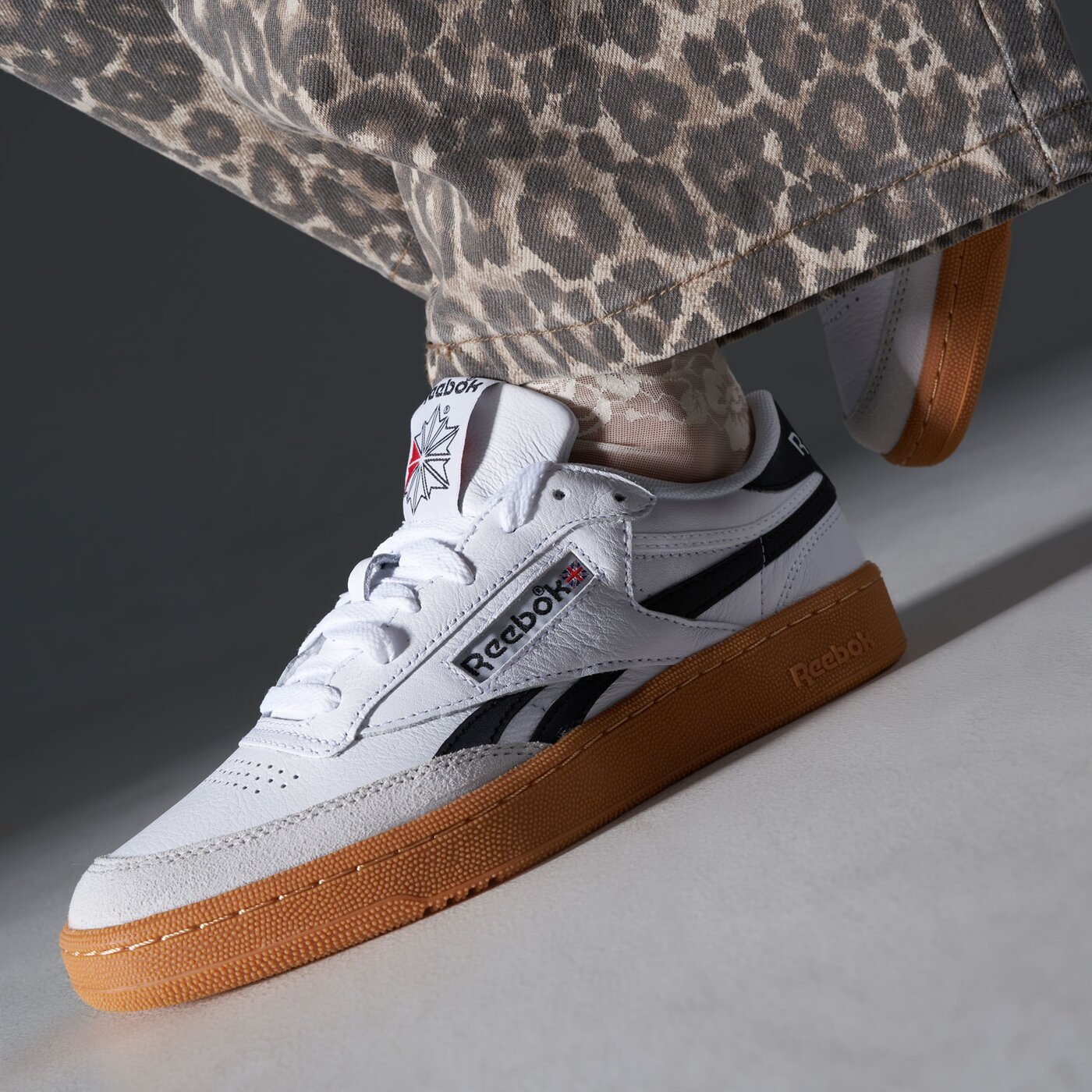 Дамски маратонки REEBOK CLUB C REVENGE VINTAGE 100202316 цвят бял