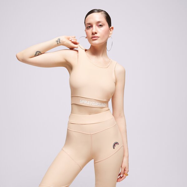 Дамска тениска SPRAYGROUND BRA SP179 sp179-brown цвят кафяв