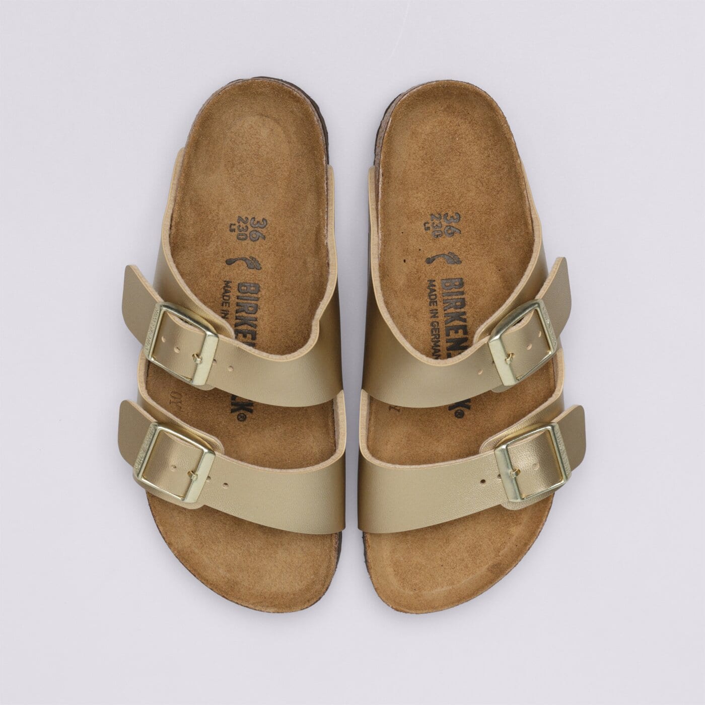 Дамски чехли и сандали BIRKENSTOCK ARIZONA  1016111 цвят златен