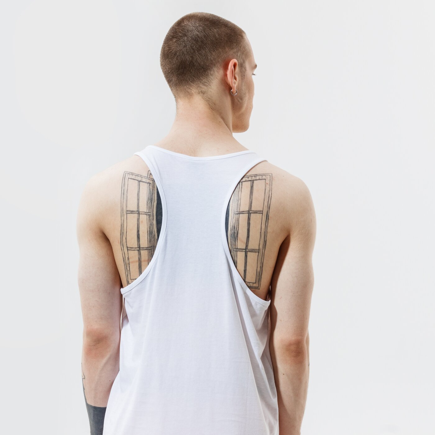 Мъжка тениска CHAMPION ПОТНИК ПОТНИК ТОП 214145ww001 цвят бял