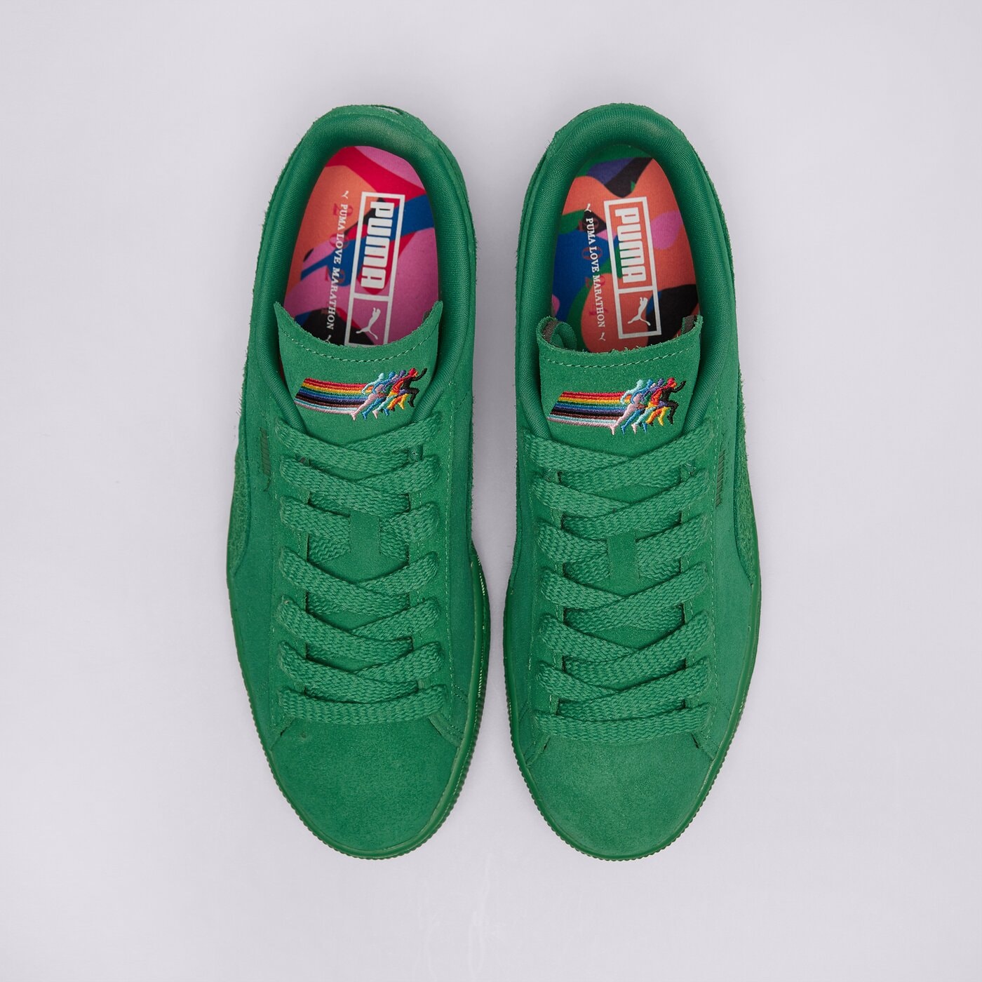 Мъжки маратонки PUMA SUEDE 39583002 цвят зелен