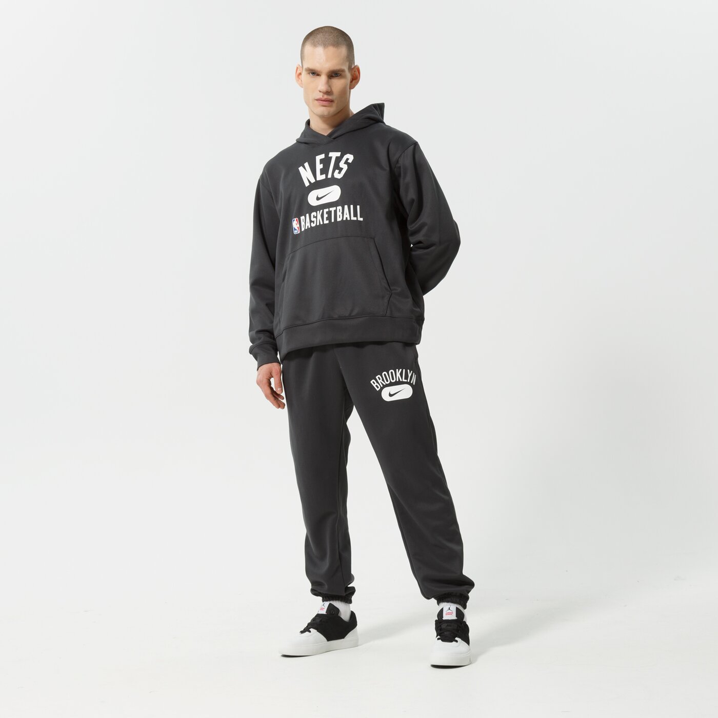 Мъжки суичър NIKE СУИТЧЪР С КАЧУЛКА BKN M NK DF SPOTLIGHT PO HD NBA db0883-060 цвят черен