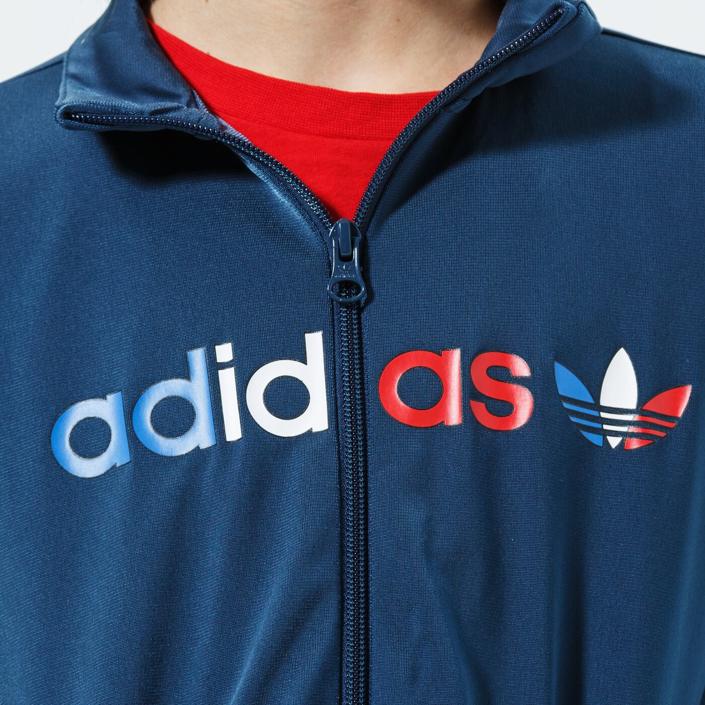 Детски суичър ADIDAS СУИТЧЪР СЪС ЗАКОПЧАВАНЕ TRACKТОП MM gn7437 цвят син