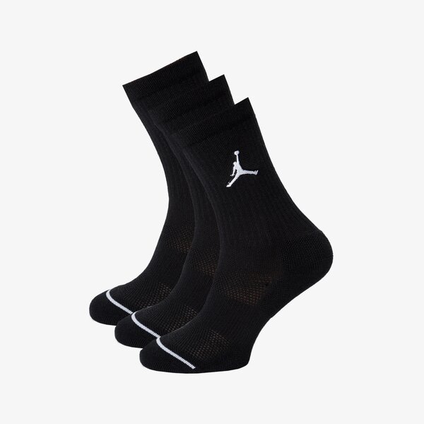 Дамски чорапи JORDAN ЧОРАПИ 3 PACK CREW SOCKS CREW SOCKS (3 PACK) sx5545-013 цвят черен