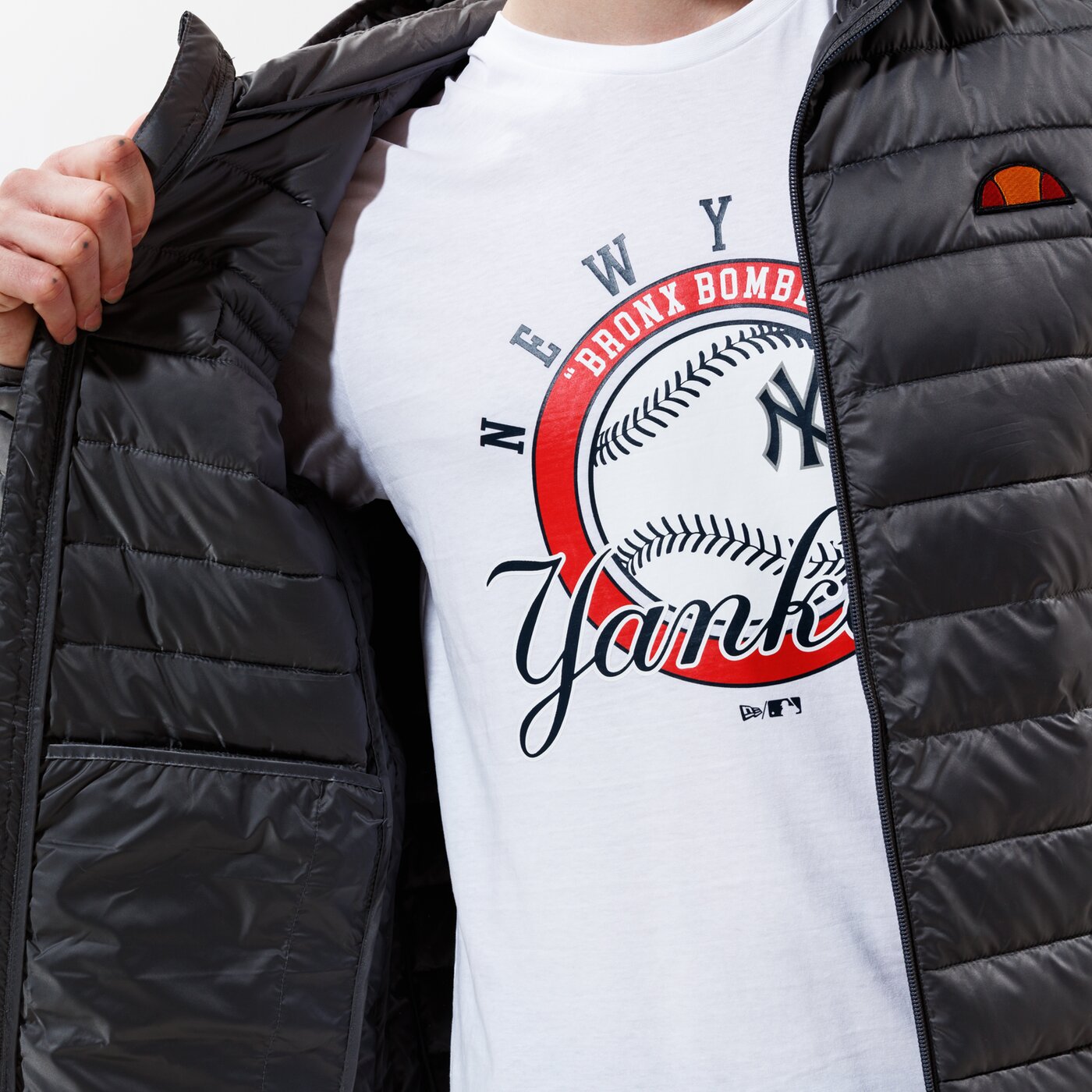 Мъжко зимно яке ELLESSE ЯКЕ ПУХЕН LOMBARDY PADDED JACKET shg01115darkgrey цвят сив