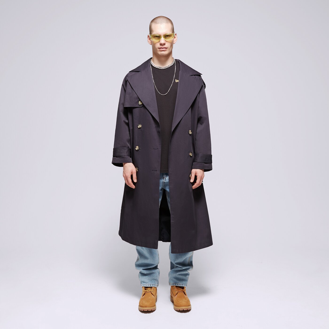 Мъжка тениска NEW ERA ТЕНИСКА NE STICKER OS BLK NONE 60425910 цвят черен