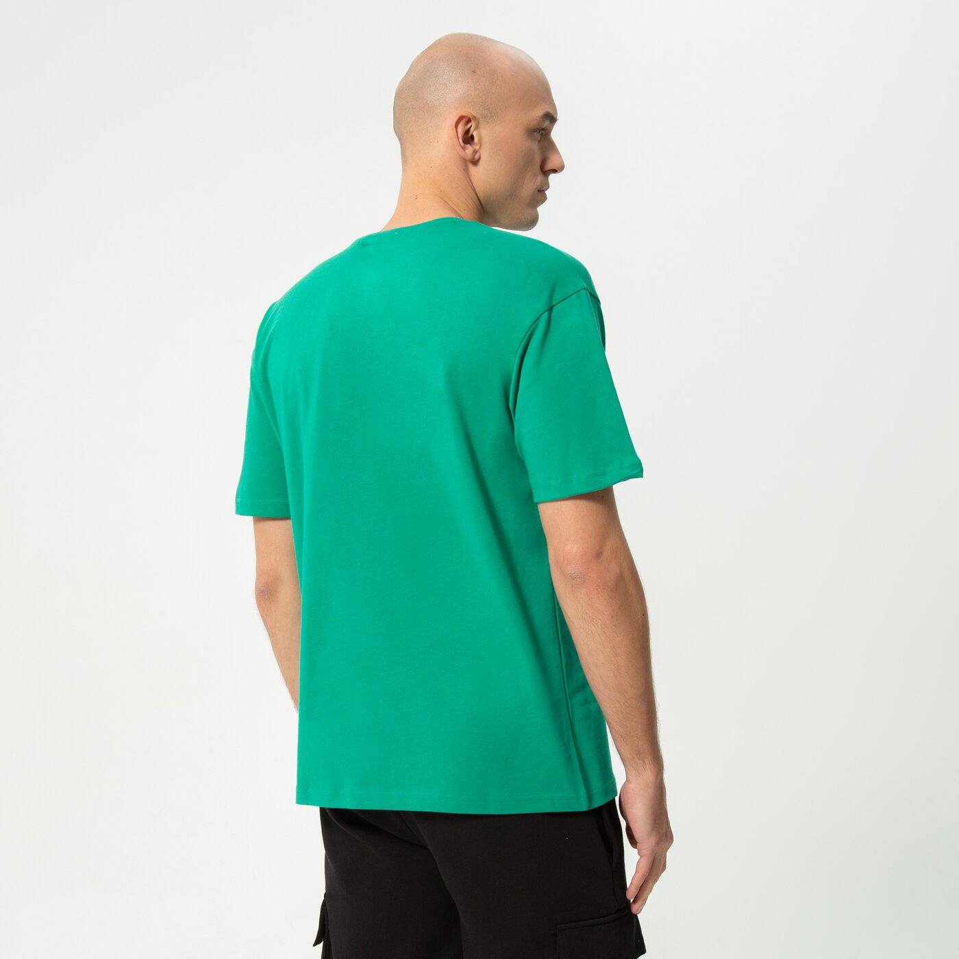 Мъжка тениска NEW ERA ТЕНИСКА NEW ERA RUBBER PATCH OS 12893044 цвят зелен