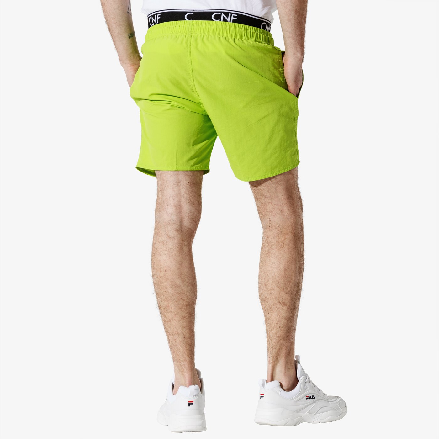 Мъжки къси панталони CONFRONT ПЛУВНИ ШОРТИ BAYWATCH cf19szm35001 цвят жълт