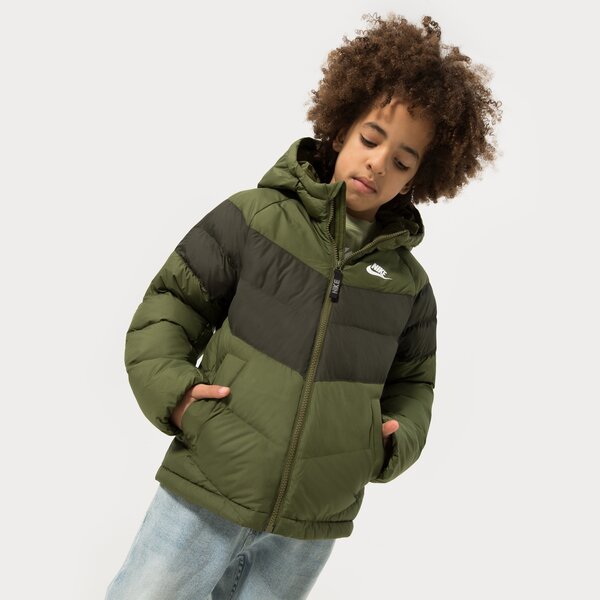 Детска преходно яке NIKE ЯКЕ ЗИМНО K NSW SYNFL HD JKT BOY dx1264-326 цвят каки