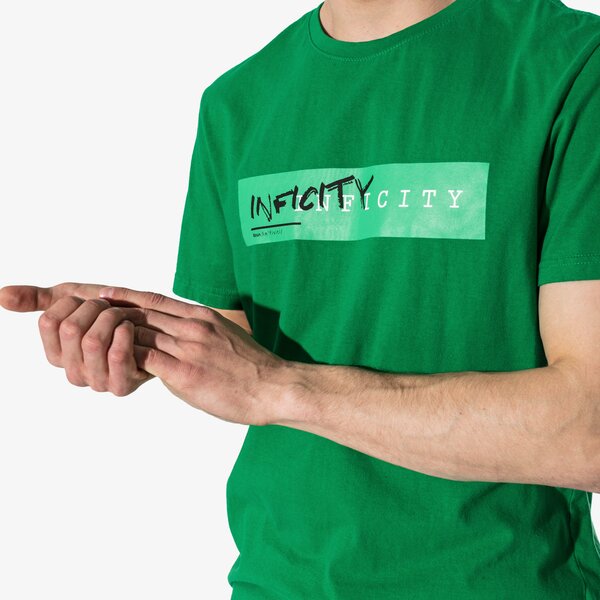 Мъжка тениска CONFRONT ТЕНИСКА SS INFICITY cf19tsm89001 цвят зелен