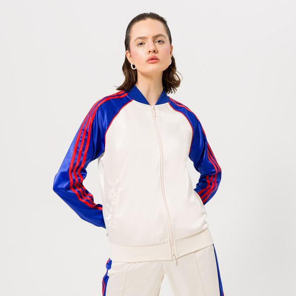 Дамски суичър ADIDAS СУИТЧЪР СЪС ЗАКОПЧАВАНЕ SST TRACK JACKET ic5226 цвят бял