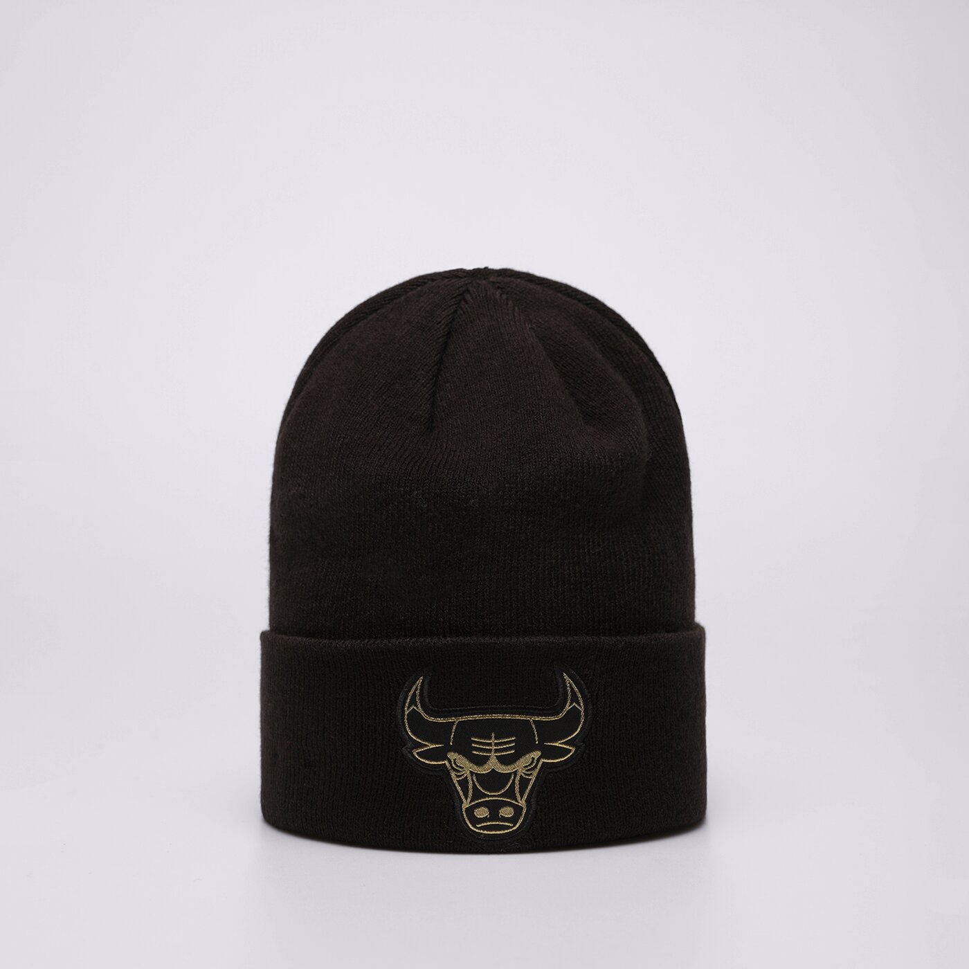 Мъжка зимна шапка NEW ERA ШАПКА BADGE BEANIE BULLS CHICAGO BULLS 60364359 цвят черен