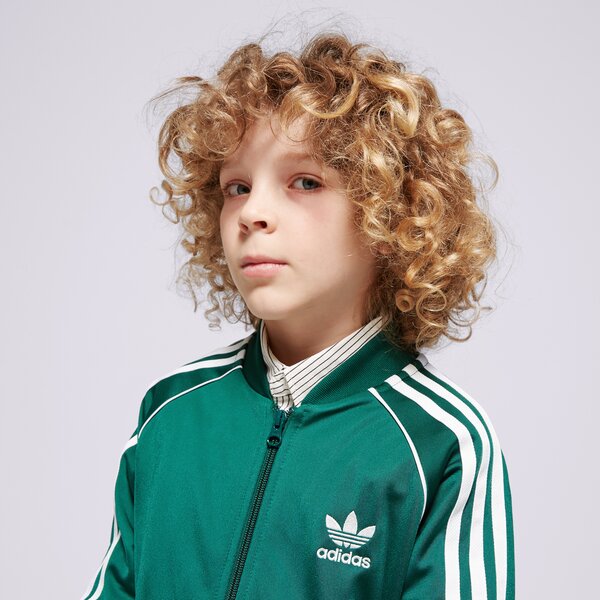 Детски суичър ADIDAS СУИТЧЪР SST TRACK ТОП BOY in8477 цвят зелен