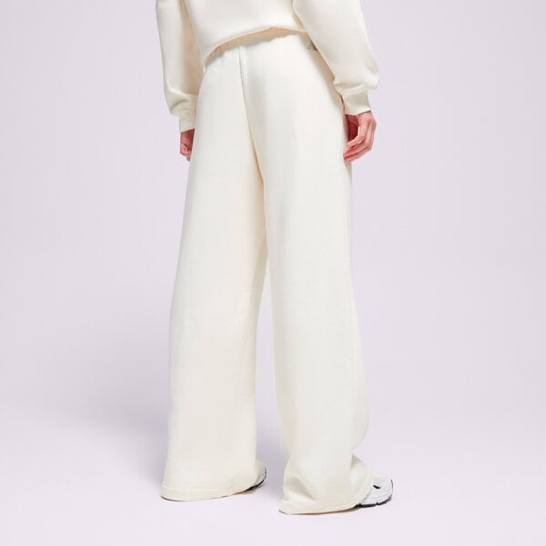 Дамски панталони NEW BALANCE ПАНТАЛОНИ LINEAR HERITAGE FLEECE WIDE LEG PANT wp53902pef цвят бежов
