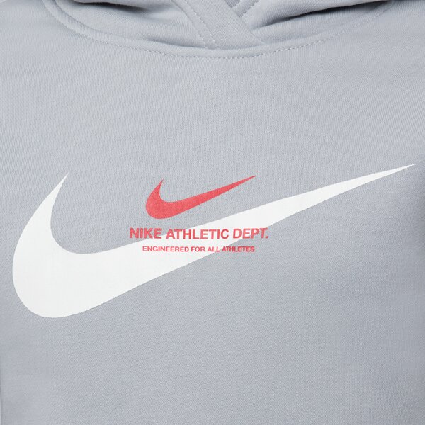 Детски суичър NIKE СУИТЧЪР С КАЧУЛКА B NSW SI FLC PO HOODIE BB B hv6965-012 цвят сив