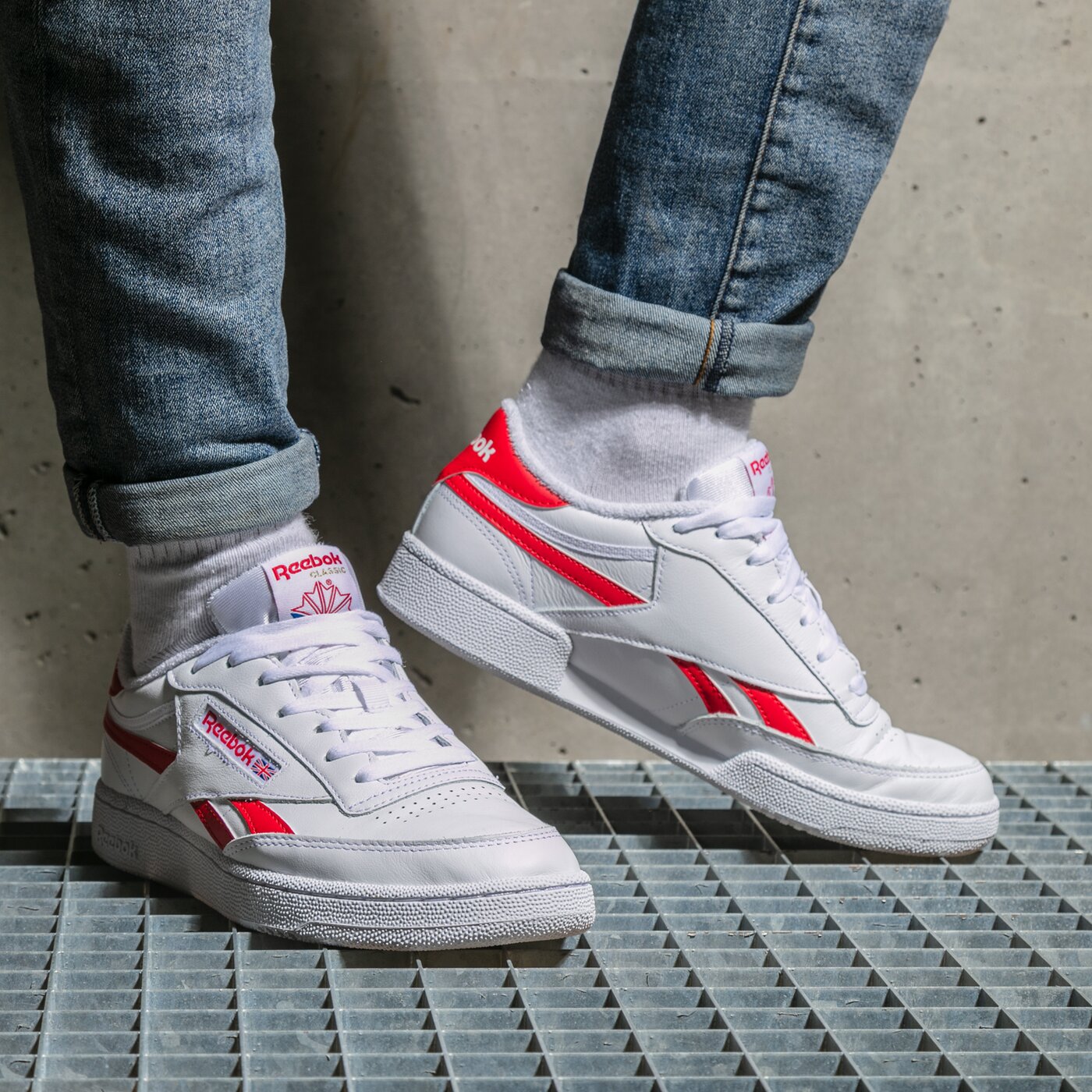 Мъжки маратонки REEBOK CLUB C REVENGE h04170 цвят бял