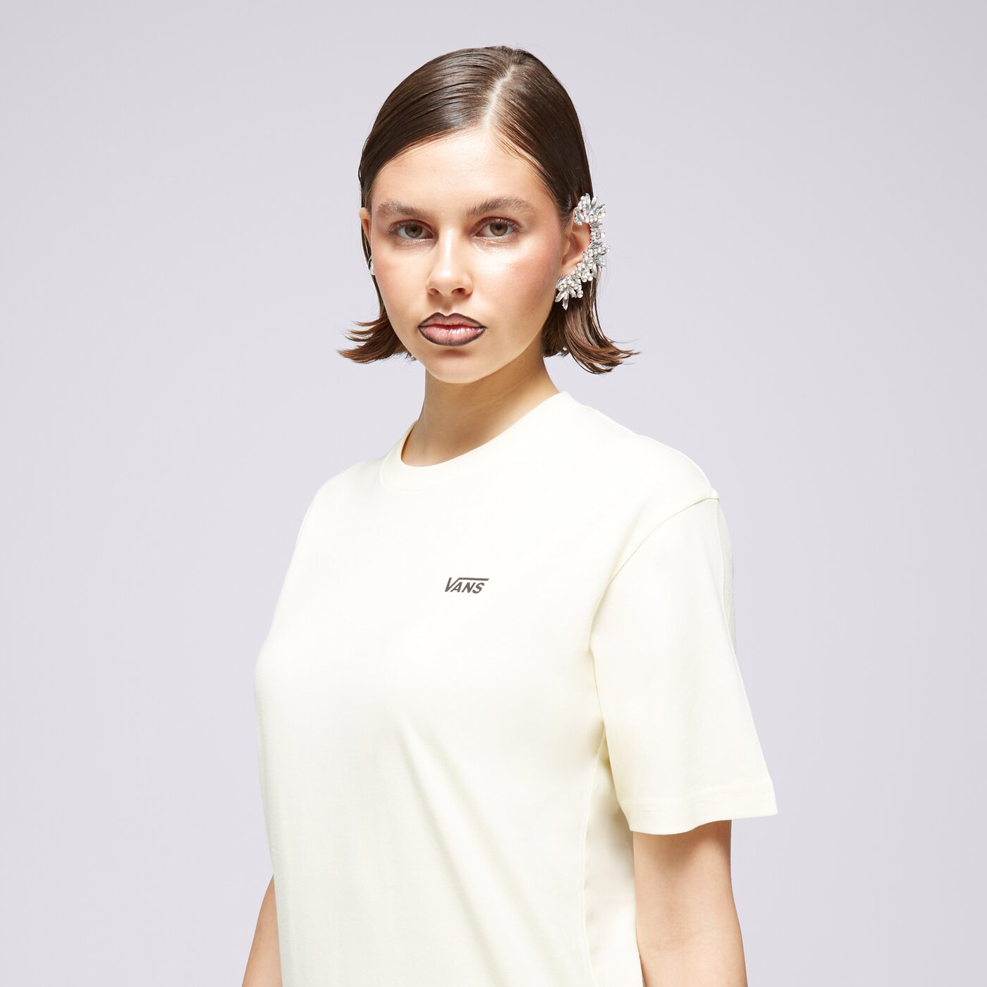 Дамска тениска VANS ТЕНИСКА LEFT CHEST LOGO vn0a7rsrcr11 цвят жълт