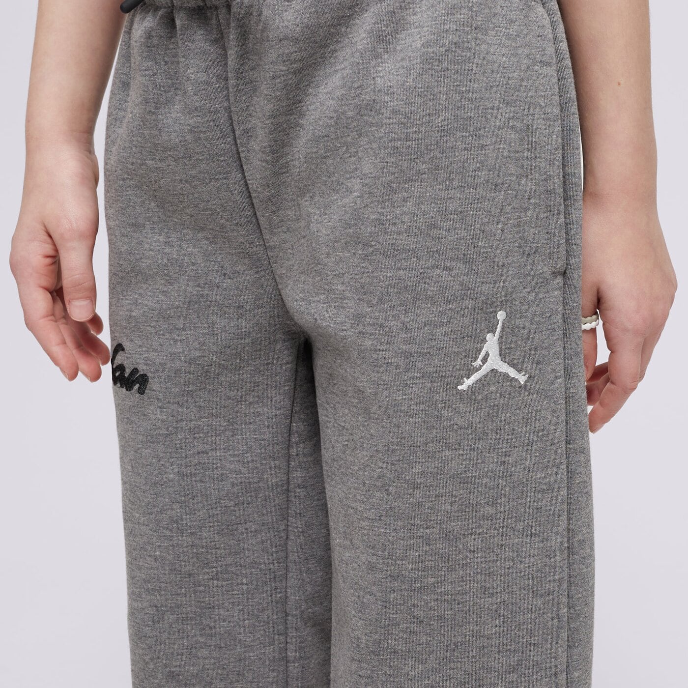 Детски панталони JORDAN ПАНТАЛОНИ JDG META-ENCHANTMENT COZY FLC GIRL 45d520-geh цвят сив