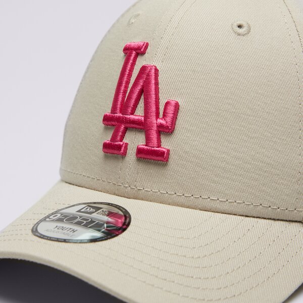 Детска шапка с козирка NEW ERA ШАПКА KIDS LE 940 LA DODGERS LOS ANGELES DODGERS 60503649 цвят бежов