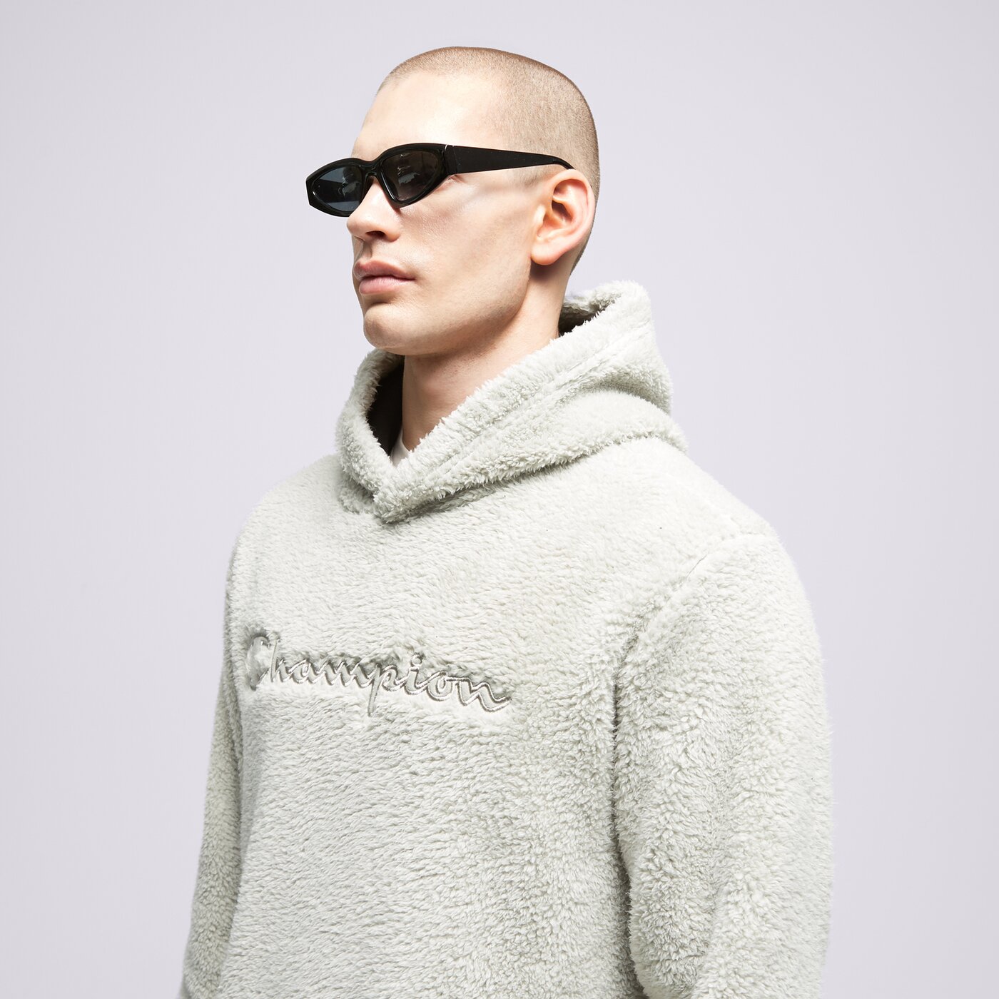 Мъжки суичър CHAMPION СУИТЧЪР С КАЧУЛКА HOODED ТОП 214973es066 цвят каки