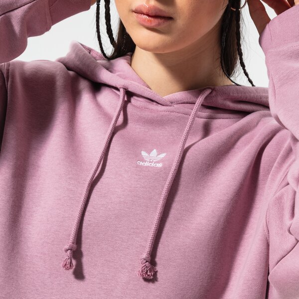 Дамски суичър ADIDAS СУИТЧЪР С КАЧУЛКА HOODIE hg6304 цвят розов