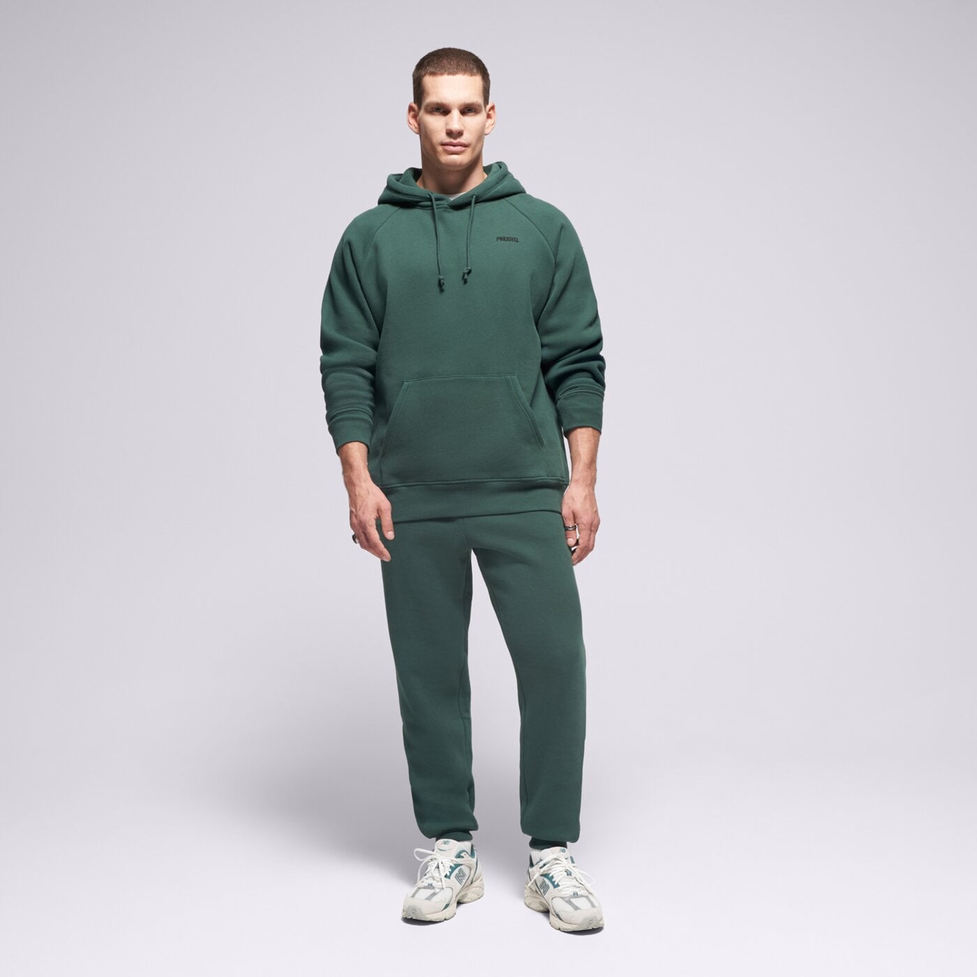 Мъжки панталони PROSTO ПАНТАЛОНИ SWEATPANTS DARN WASHED GREEN kl252mpan4142 цвят зелен