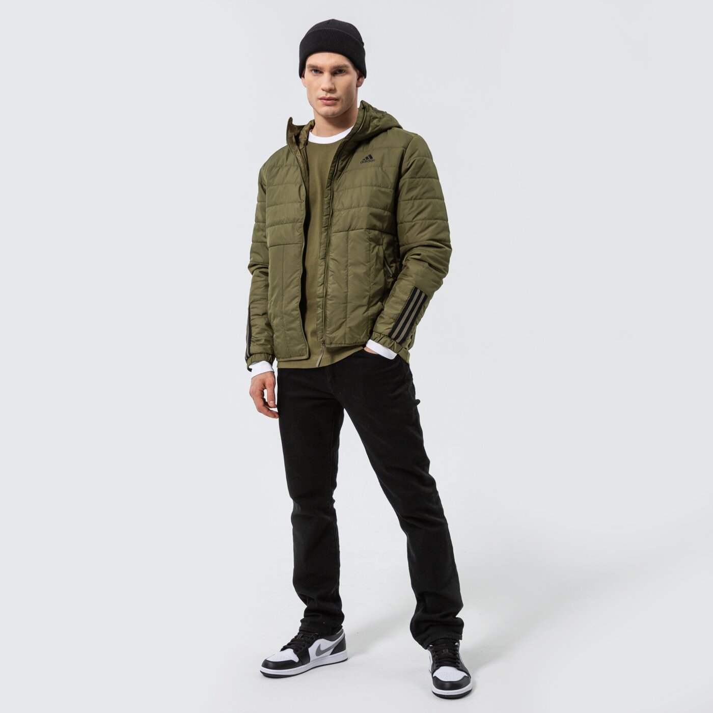 Мъжко зимно яке ADIDAS ЯКЕ ITAVIC L HO JKT gt1685 цвят каки