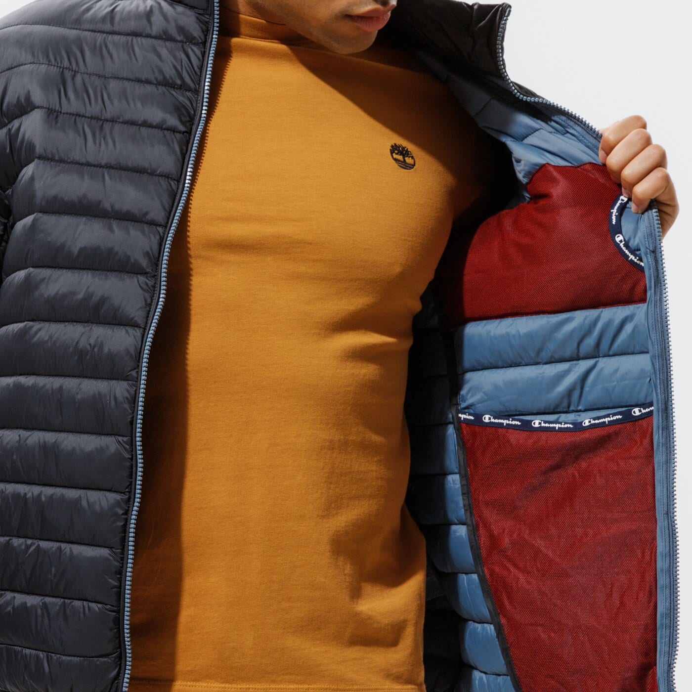 Мъжко преходно яке CHAMPION ЯКЕ JACKET 215644kk001 цвят черен