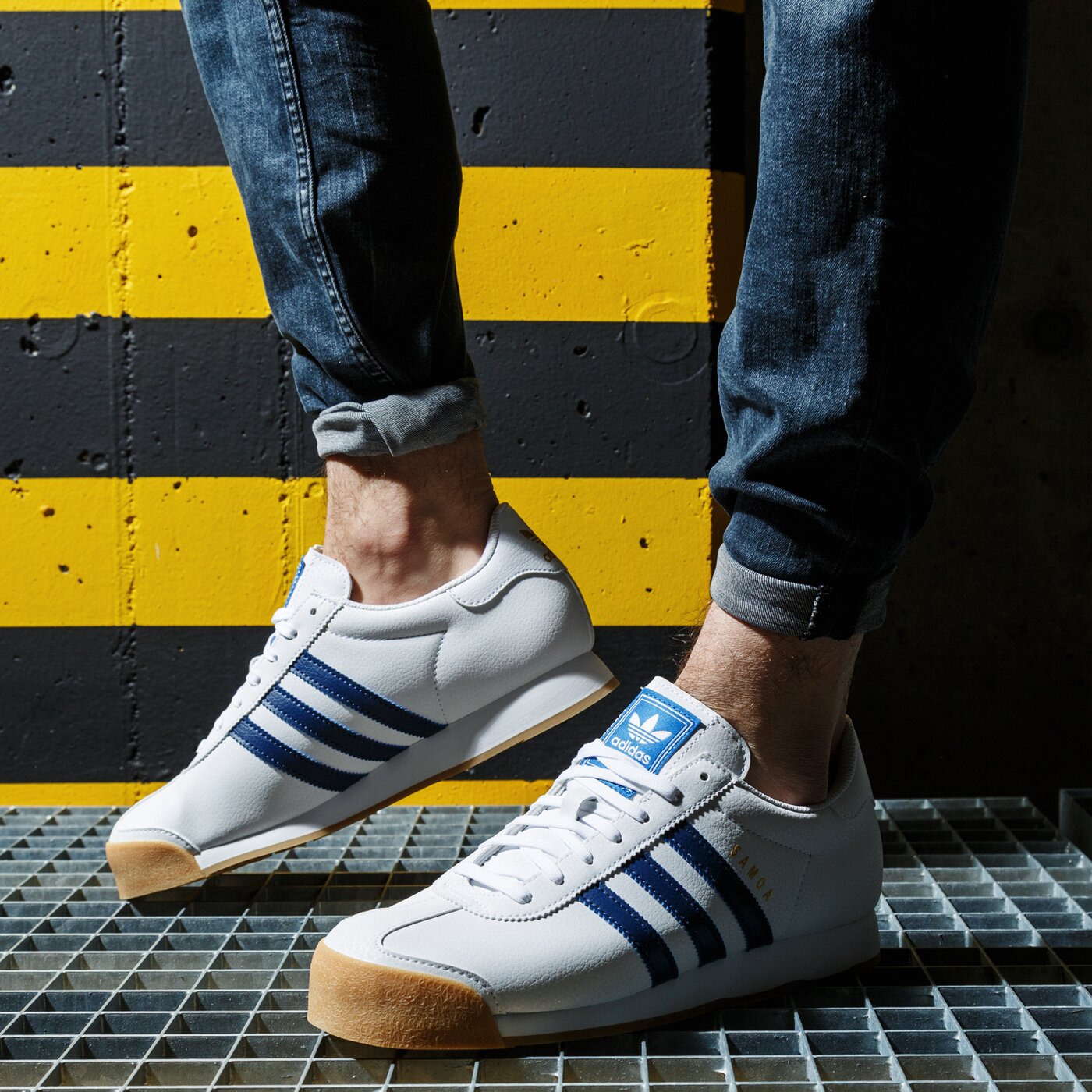 Мъжки маратонки ADIDAS SAMOA eg6088 цвят бял