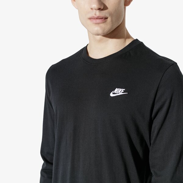 Мъжка тениска NIKE ТЕНИСКА NSW CLUB LONG-SLEEVE TEE ar5193-010 цвят черен