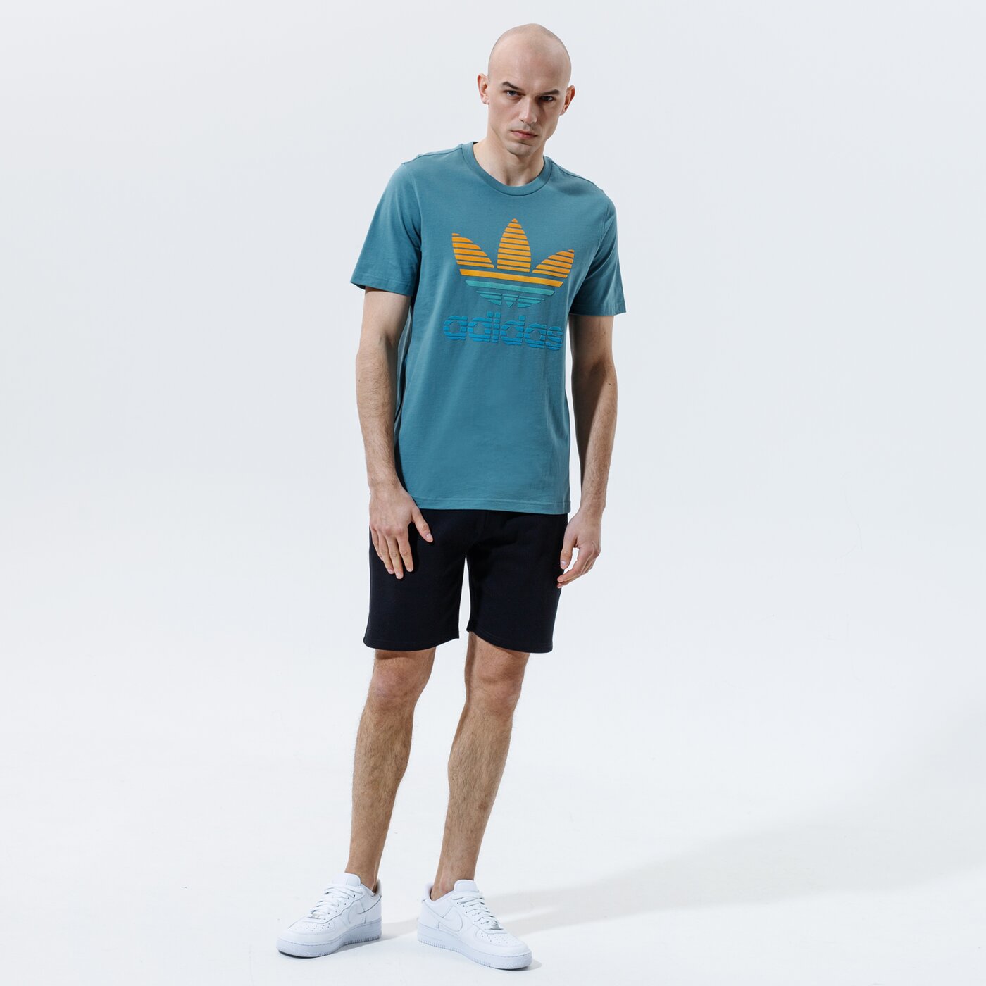 Мъжка тениска ADIDAS ТЕНИСКА TREF OMBRE T gp0164 цвят син