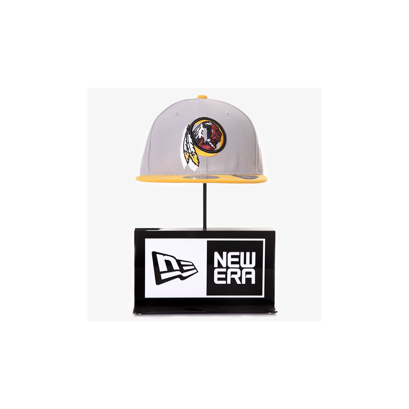 Дамска шапка с козирка NEW ERA ШАПКА NEON LOGO POP WASHINGTON REDSKINS 10939275 цвят сив