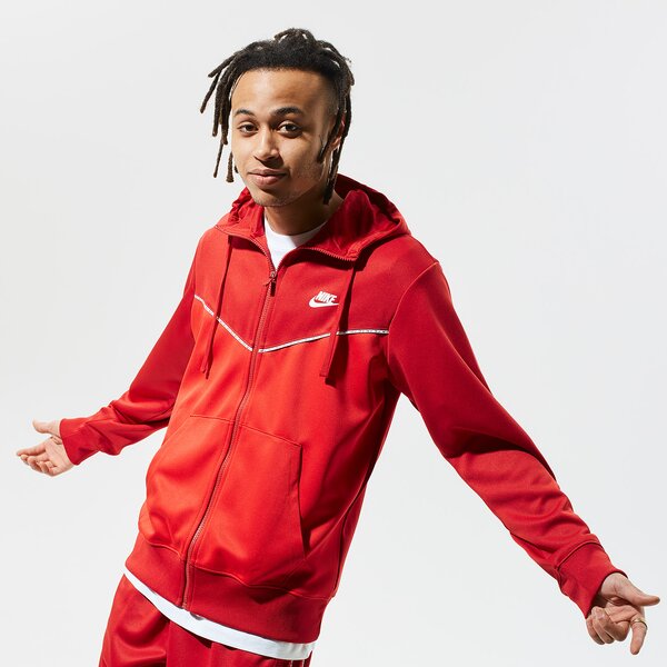 Мъжки суичър NIKE СУИТЧЪР С КАЧУЛКА SPORTSWEAR cz7822-687 цвят червен