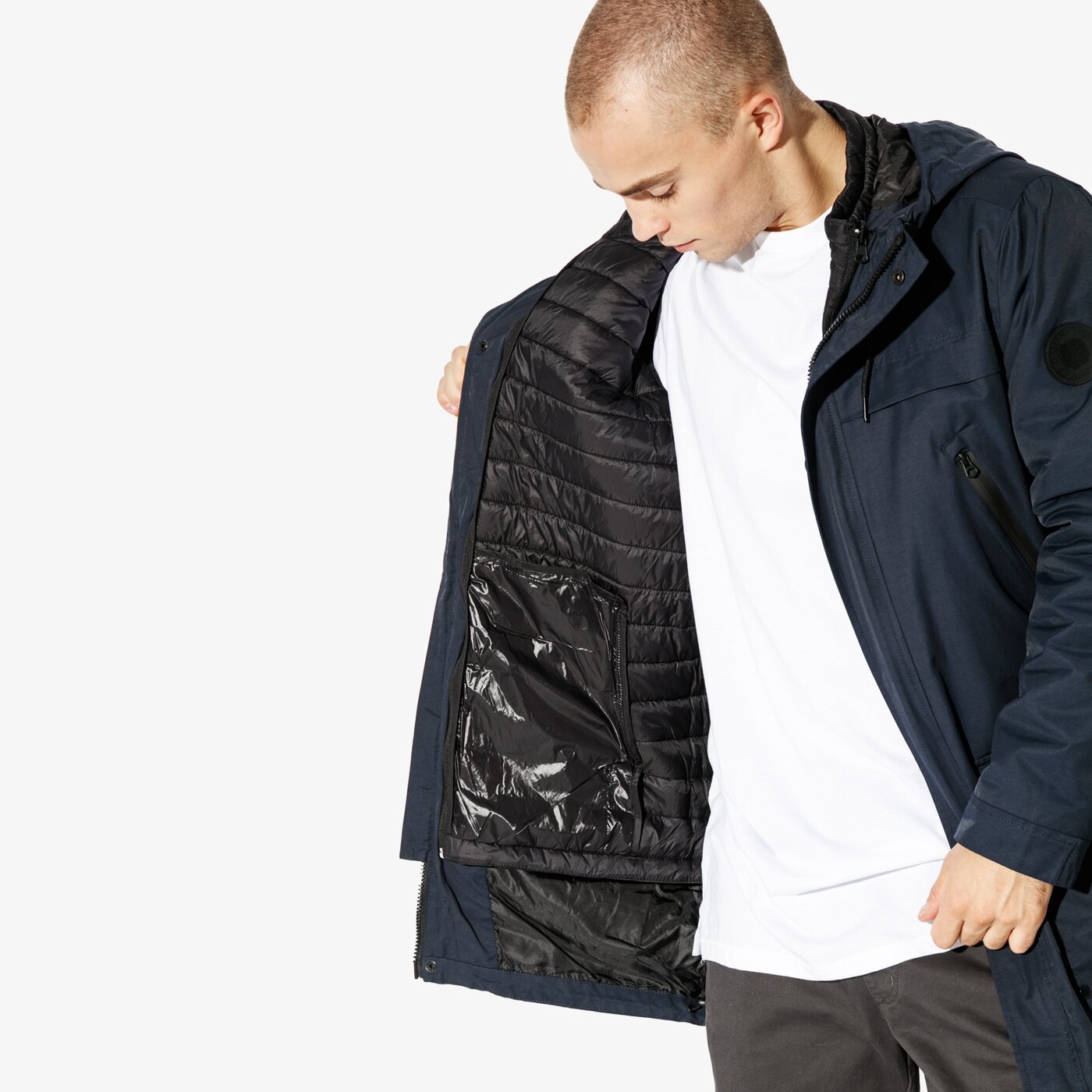 Мъжко зимно яке CONFRONT ЯКЕ SPINEL cf38kum29001 цвят тъмносин