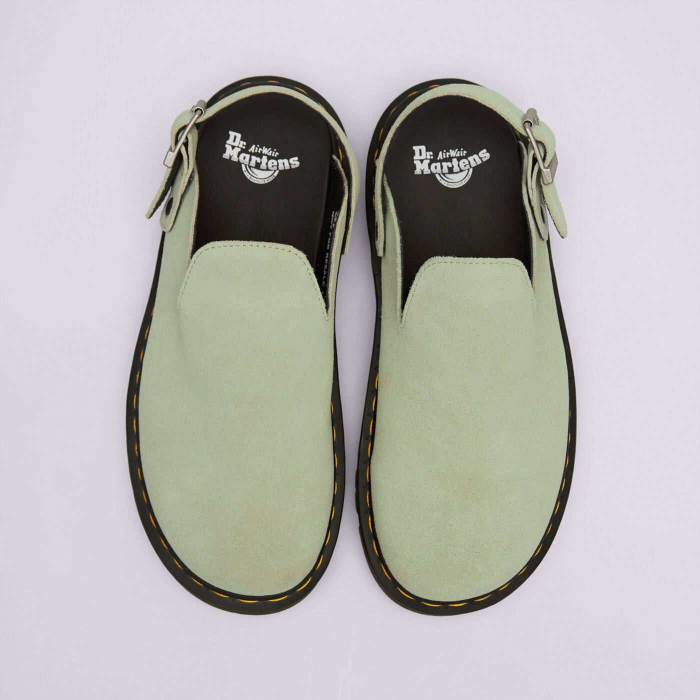 Дамски чехли и сандали DR.MARTENS ZEBZAG MULE 31937300 цвят зелен