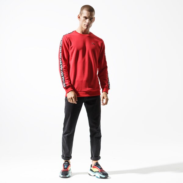 Мъжки суичър FILA СУИТЧЪР AREN CREW SHIRT 682363006 цвят червен
