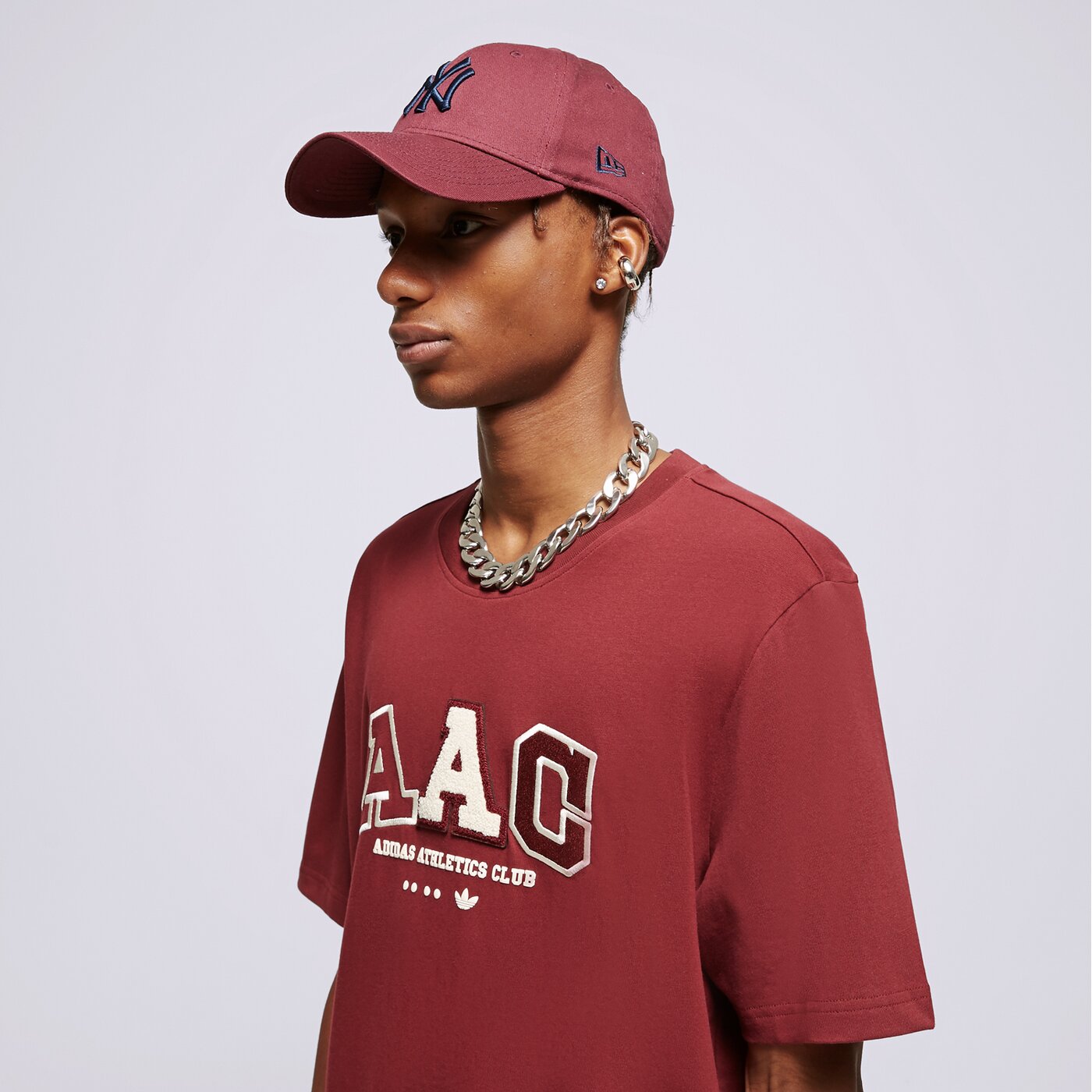 Мъжка тениска ADIDAS ТЕНИСКА METRO AAC TEE ic8373 цвят виолетов