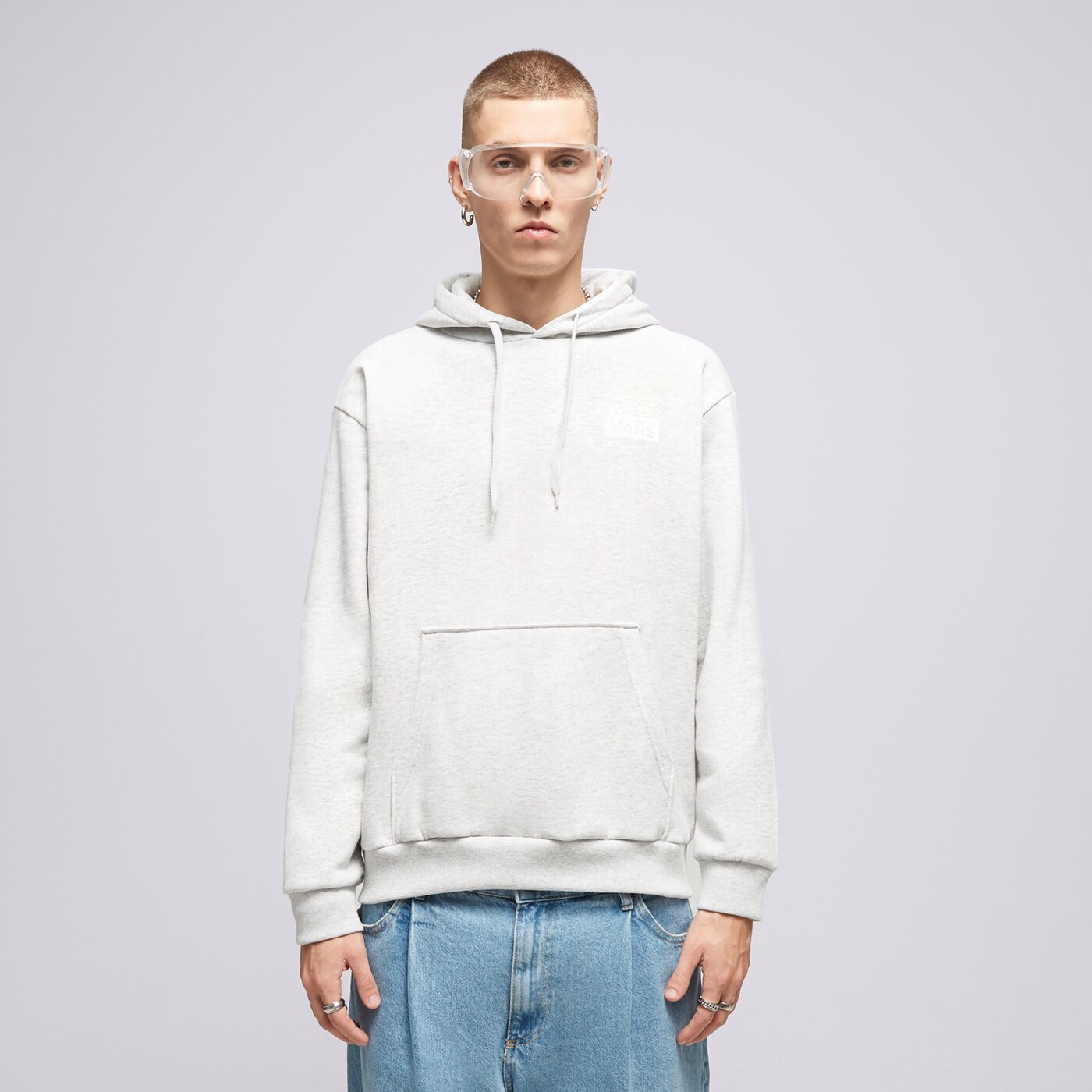 Мъжки суичър VANS СУИТЧЪР С КАЧУЛКА RELAXED FIT vn0007fn1qi цвят зелен