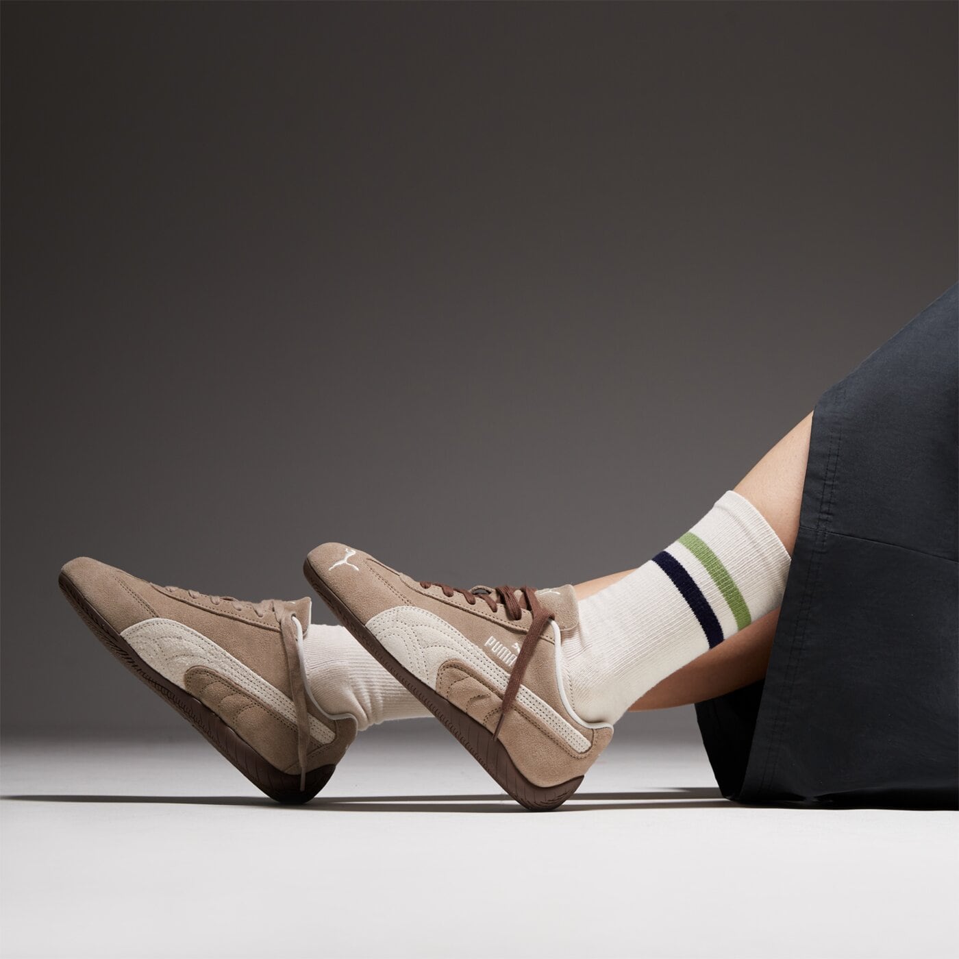 Дамски маратонки PUMA SPEEDCAT ELEVATED WNS 40361902 цвят бежов