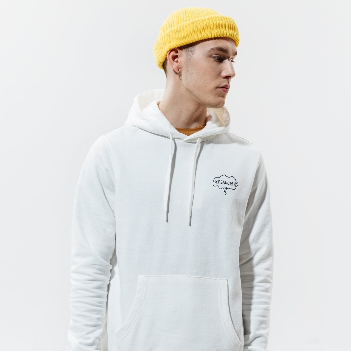 Мъжки суичър ELEMENT СУИТЧЪР С КАЧУЛКА PEANUTS SLIDE HOOD w1hob2elp111 цвят сив