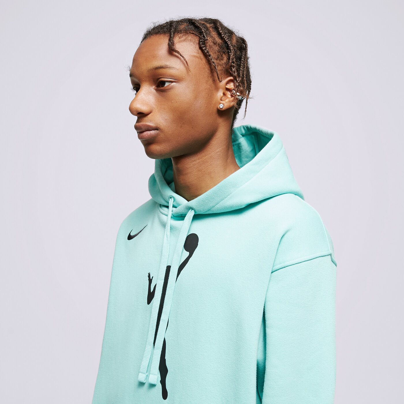 Мъжки суичър NIKE СУИТЧЪР С КАЧУЛКА WNBA M NK PO FLC ESSNTL W13 NBA dr9596-305 цвят син