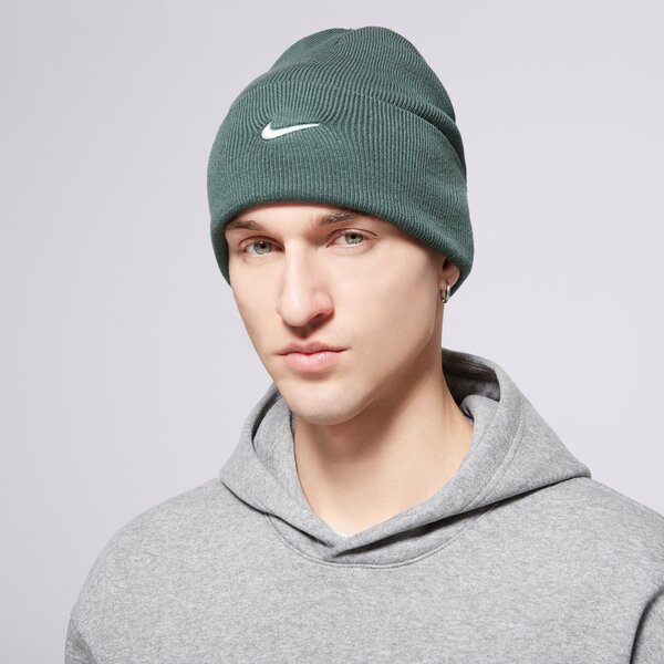 Дамска зимна шапка NIKE ШАПКА U NK PEAK BEANIE TC SWSH F24 L hf0187-338 цвят зелен