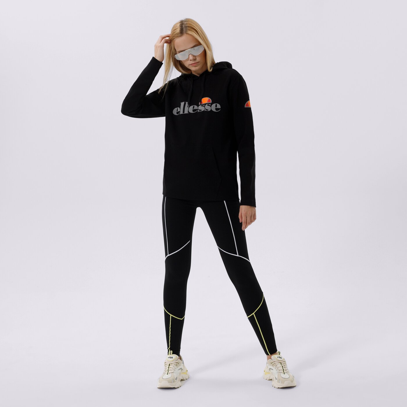Дамски панталони ELLESSE ПАНТАЛОНИ LENORA LEGGING BLK sgi11103011 цвят черен