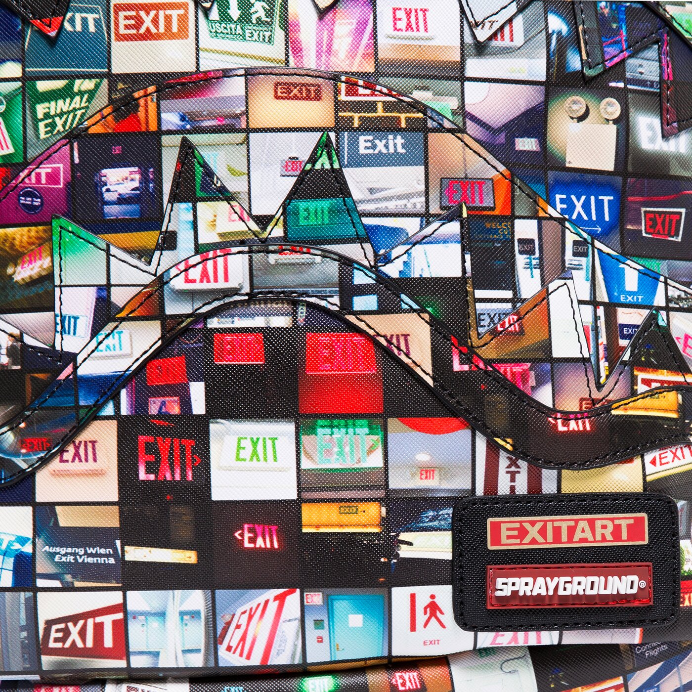 Детска раница SPRAYGROUND РАНИЦА EXIT SIGN 910b4785nsz цвят многоцветен