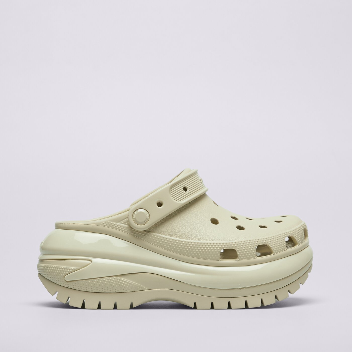 Дамски чехли и сандали CROCS CLASSIC MEGA CRUSH CLOG 2079882y2 цвят бежов