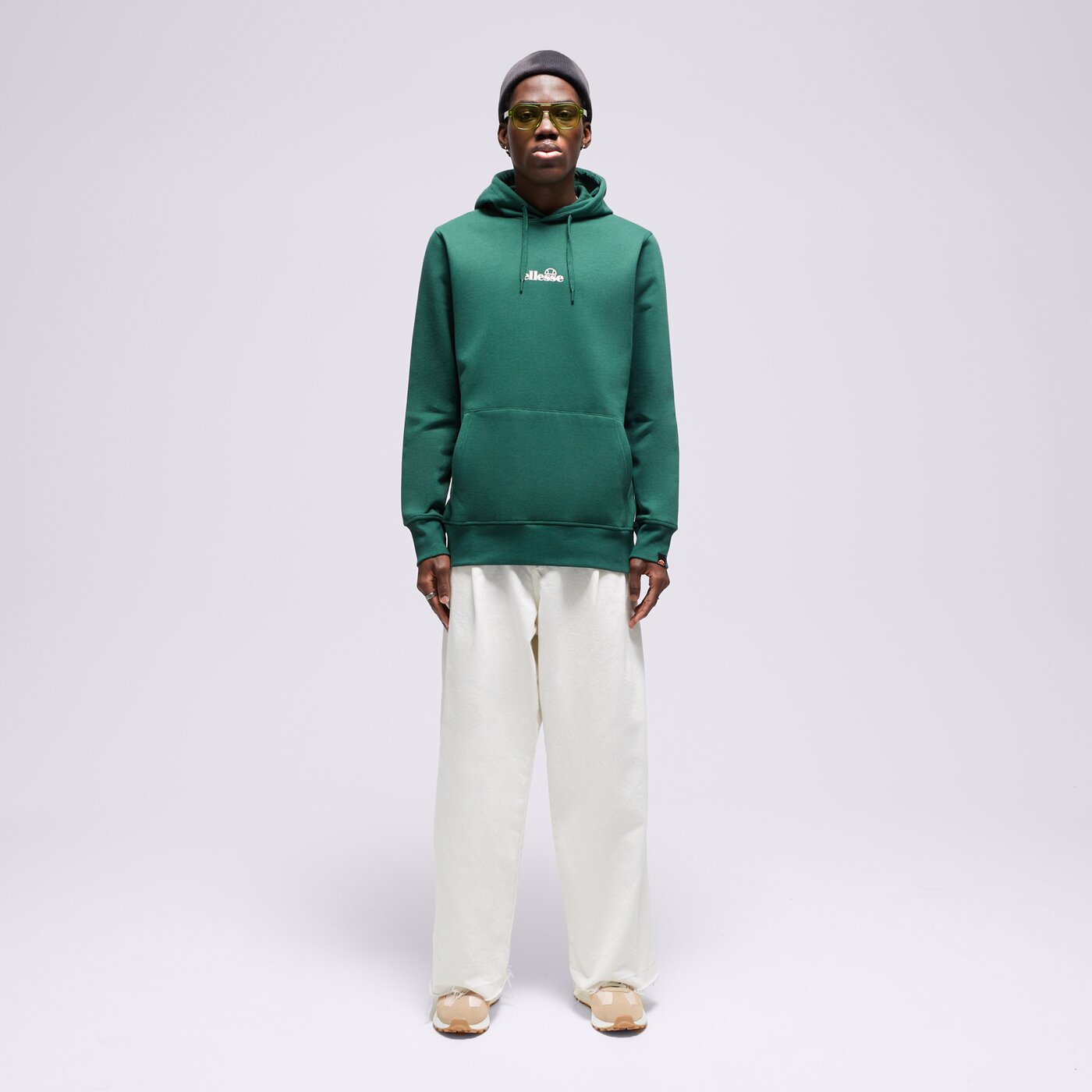 Мъжки суичър ELLESSE СУИТЧЪР С КАЧУЛКА PERSHUTA OH HOODY DGREEN sht16466502 цвят зелен