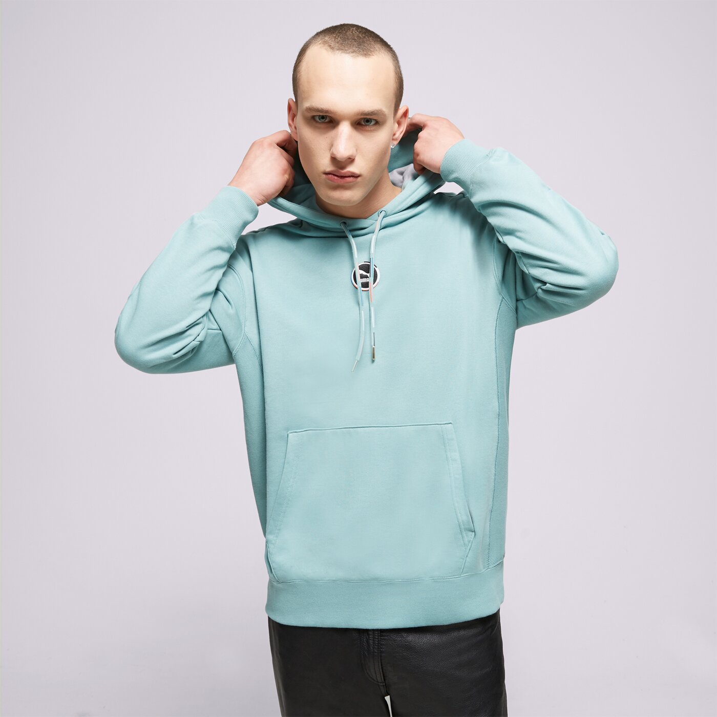 Мъжки суичър PUMA СУИТЧЪР С КАЧУЛКА 534175 534175 50 цвят син